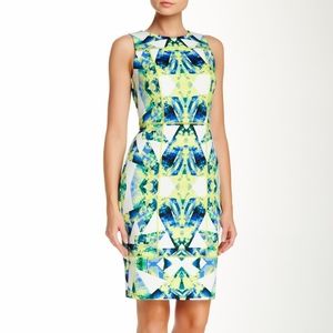 Vince Camuto Sleeveless Print Dress